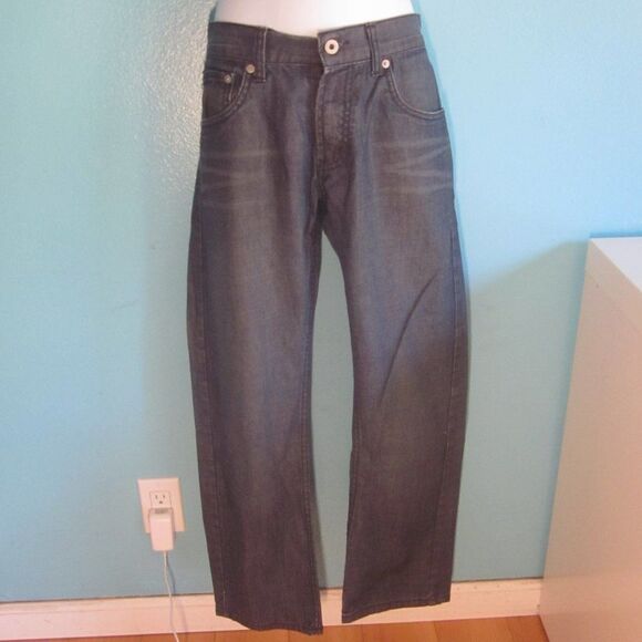 Levis 513 Boys 16  / Unisex Denim Jeans Slim Straight Cut 28 X 28  Straight Leg - Picture 1 of 16